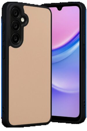 Samsung Galaxy A26 Kılıf Aras Deri Kapak - Pudra-(5796)