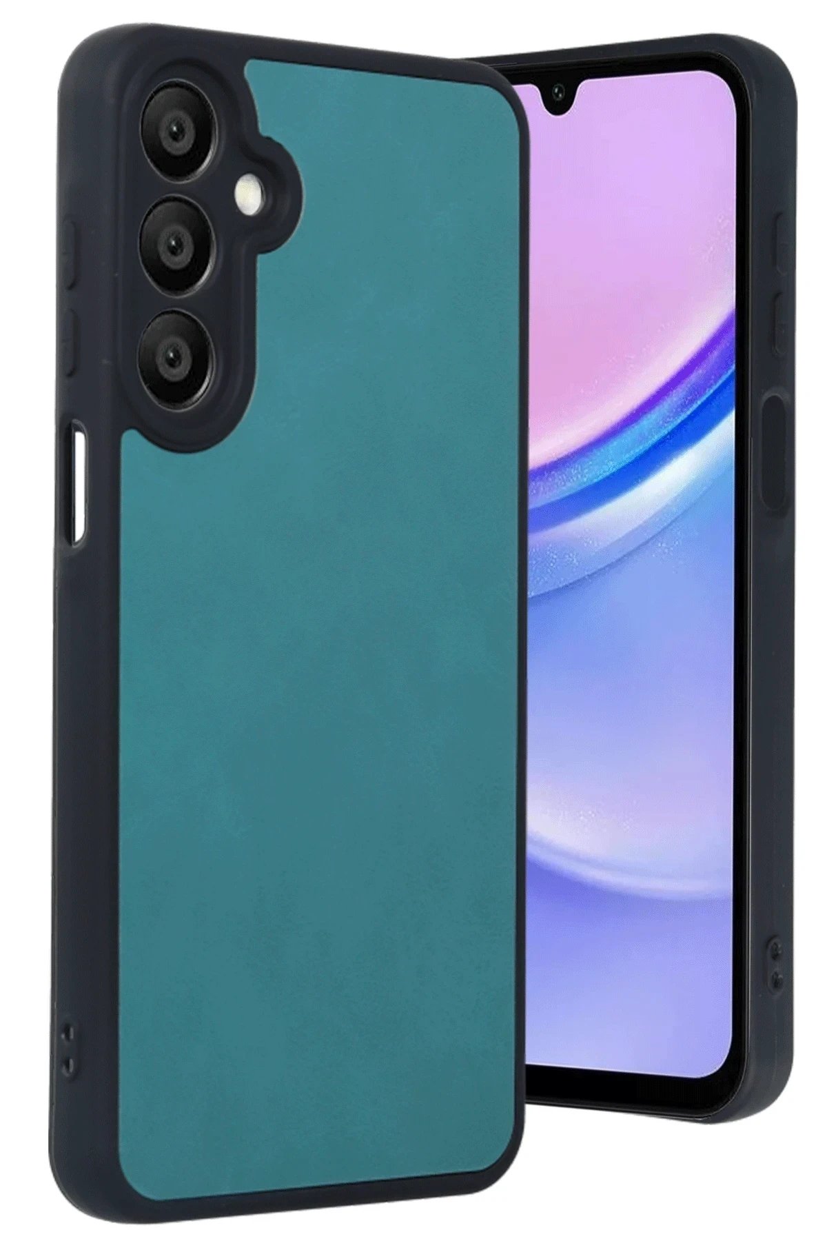 Samsung Galaxy A55 5G Kılıf Aras Deri Kapak - Açık Yeşil-(5796) - Görsel 2