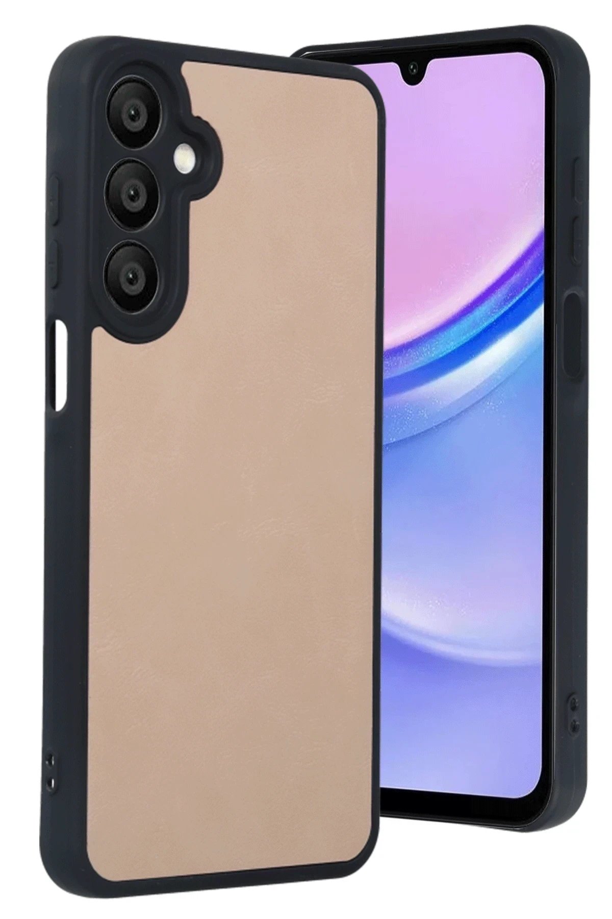 Samsung Galaxy M15 Kılıf Aras Deri Kapak - Pudra-(5796) - Görsel 4