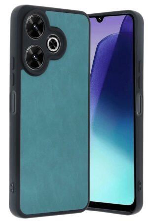 Xiaomi Redmi 13 4G Kılıf Aras Deri Kapak - Açık Yeşil-(5796)