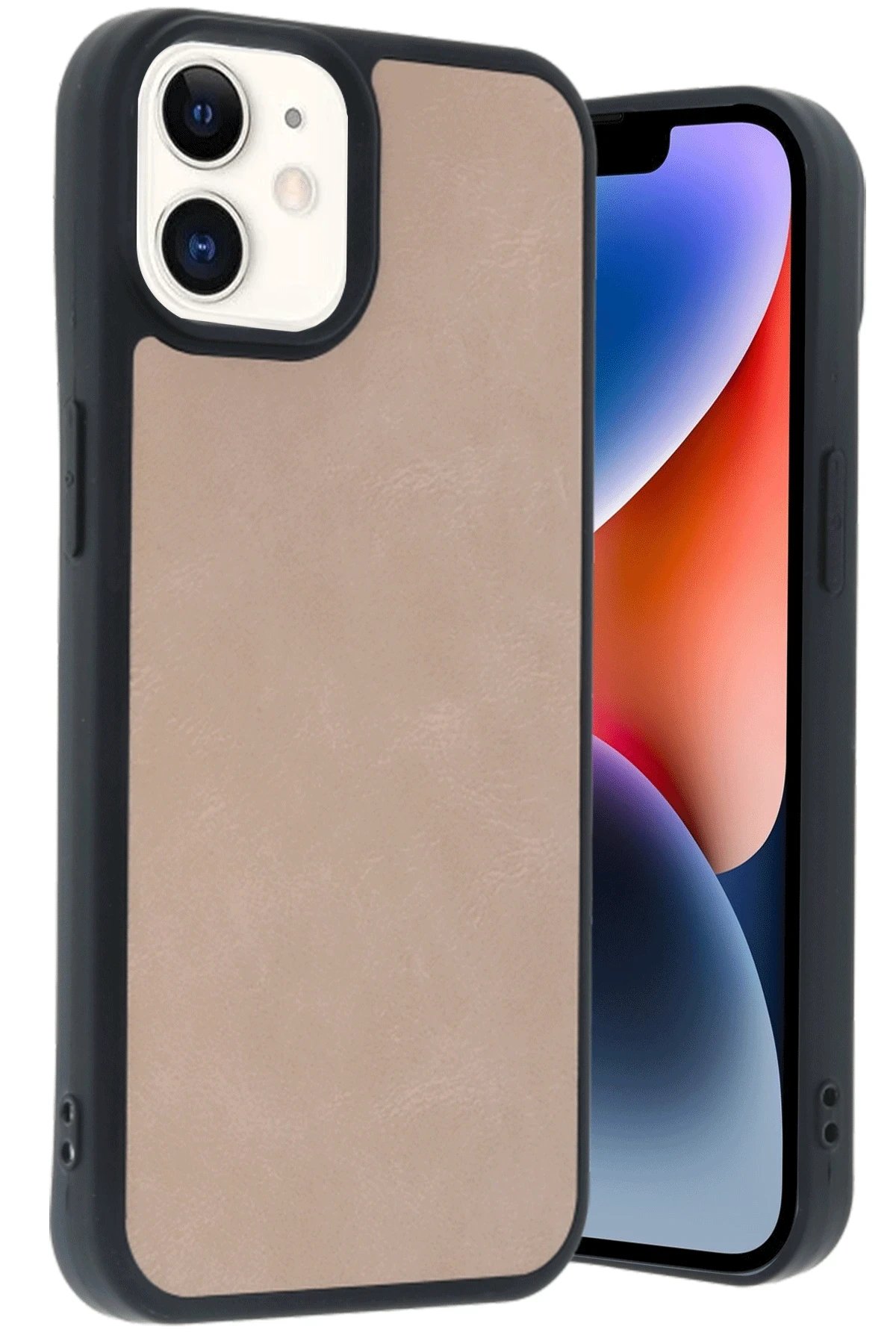 iPhone 11 Kılıf Aras Deri Kapak - Pudra-(5796) - Görsel 2