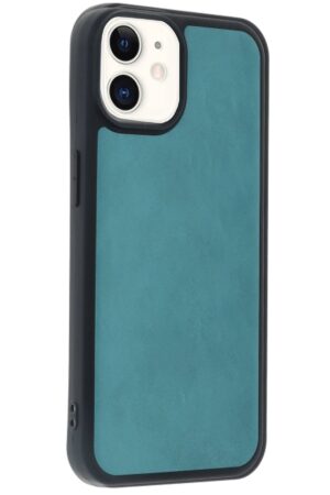 iPhone 11 Kılıf Aras Deri Kapak - Açık Yeşil-(5796)