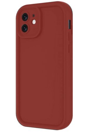iPhone 11 Kılıf Viera Silikon - Bordo-(5796)