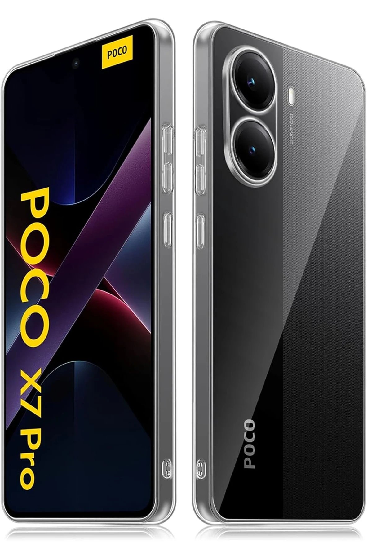 Xiaomi Poco X7 Pro Kılıf Lüx Şeffaf Silikon-(5796)