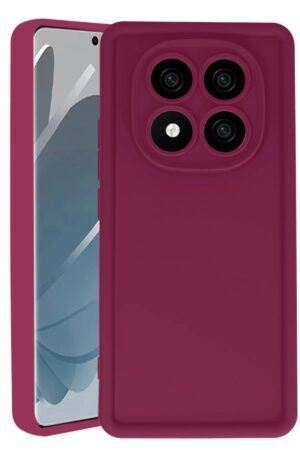 Xiaomi Redmi Note 14 Pro 5G Kılıf Viera Silikon - Bordo-(5796)