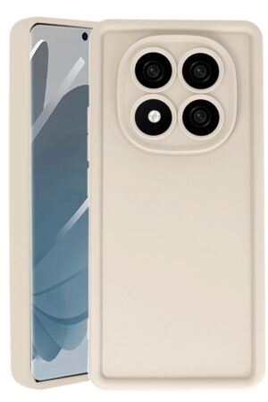 Xiaomi Redmi Note 14 Pro 5G Kılıf Viera Silikon - Krem-(5796)