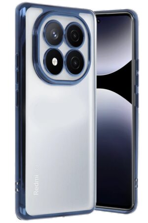 Xiaomi Redmi Note 14 Pro 5G Kılıf Lensli Silikon - Lacivert-(5796)