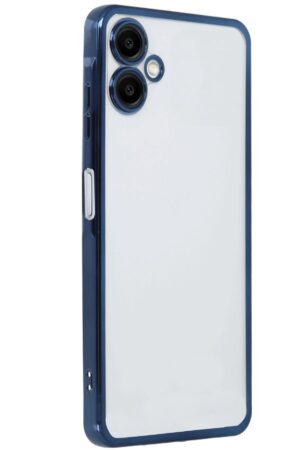 Samsung Galaxy A06 Kılıf Lensli Silikon - Lacivert-(5796)