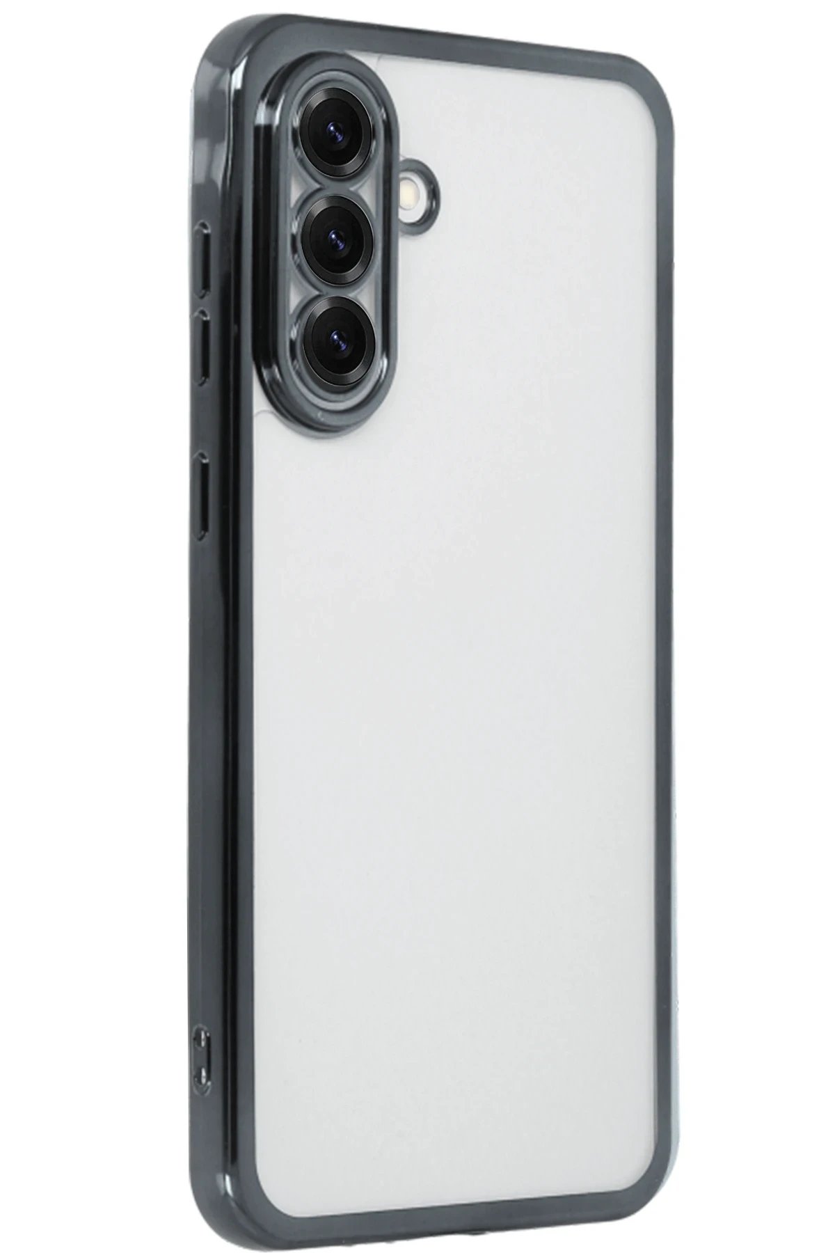 Samsung Galaxy A56 Kılıf Lensli Silikon - Siyah-(5796) - Görsel 2