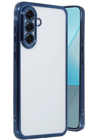 Samsung Galaxy A56 Kılıf Lensli Silikon - Lacivert-(5796)