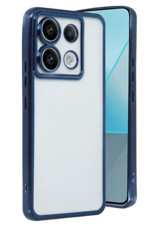 Xiaomi Redmi Note 13 Pro 4G Kılıf Lensli Silikon - Lacivert-(5796)