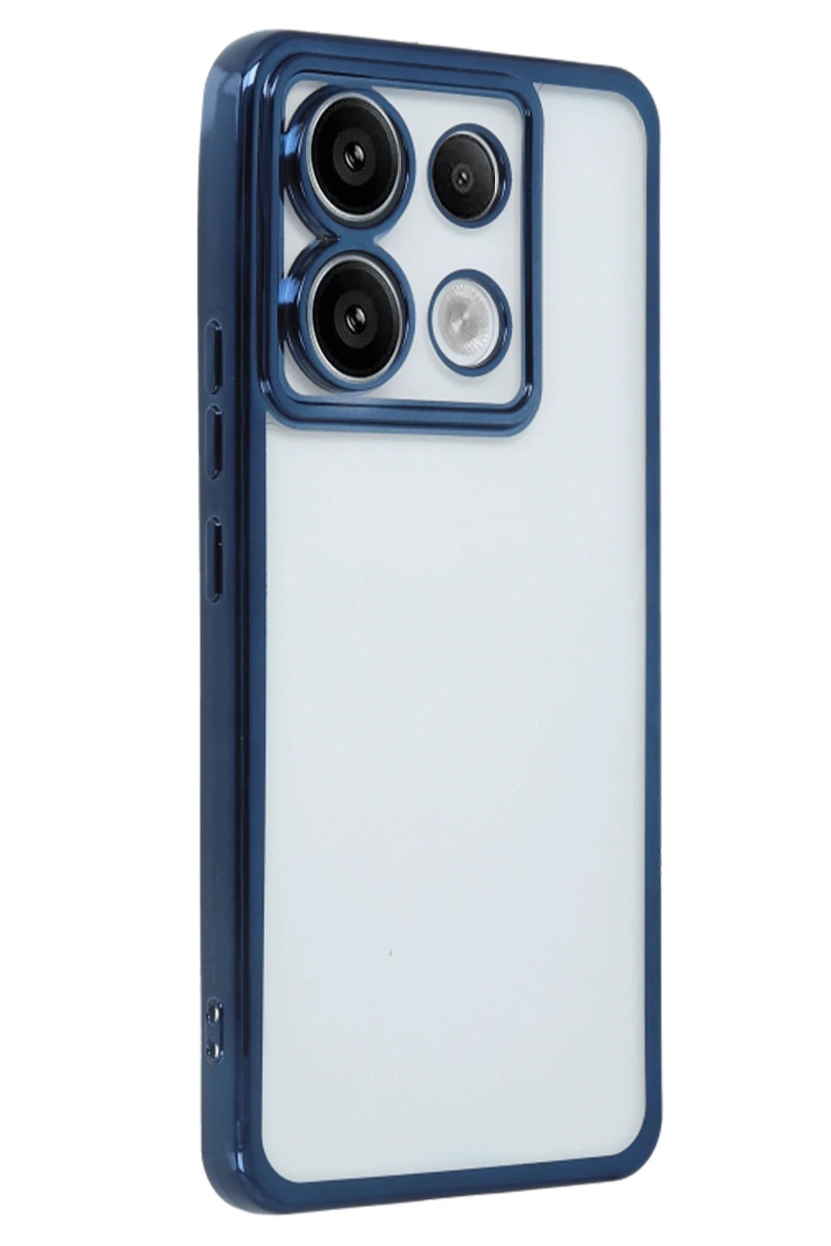 Xiaomi Redmi Note 13 Pro 4G Kılıf Lensli Silikon - Lacivert-(5796) - Görsel 2