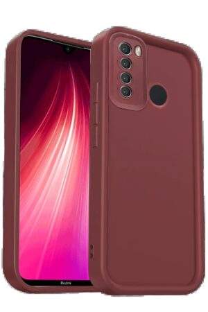 Xiaomi Redmi Note 8 Kılıf Viera Silikon - Bordo-(5796)