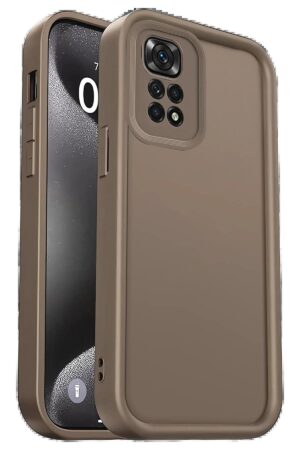 Xiaomi Redmi 10 2022 Kılıf Viera Silikon - Kahverengi-(5796)