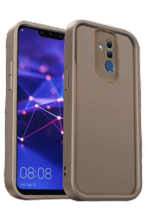 Huawei Mate 20 Lite Kılıf Viera Silikon - Kahverengi-(5796)