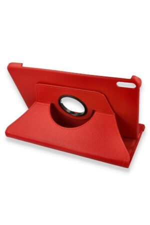 Huawei Honor Pad X8A Kılıf 360 Tablet Deri Kılıf - Kırmızı-(5796)