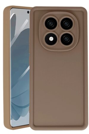 Xiaomi Redmi Note 14 Pro 4G Kılıf Viera Silikon - Kahverengi-(5796)