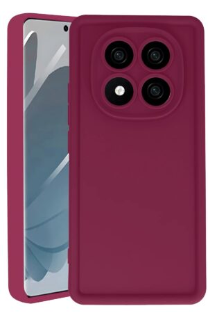 Xiaomi Redmi Note 14 Pro 4G Kılıf Viera Silikon - Bordo-(5796)