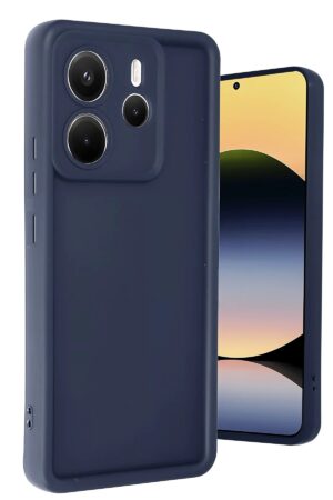 Xiaomi Redmi Note 14 4G Kılıf Viera Silikon - Lacivert-(5796)