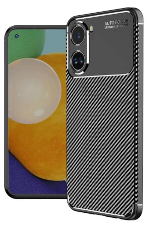 Xiaomi Poco X7 Pro Kılıf Auto Focus Karbon Kapak - Siyah-(5796)