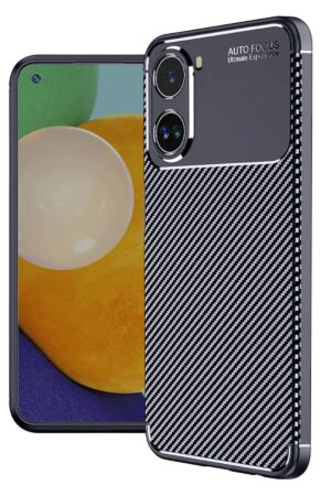 Xiaomi Poco X7 Pro Kılıf Auto Focus Karbon Kapak - Lacivert-(5796)