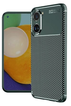 Xiaomi Poco X7 Pro Kılıf Auto Focus Karbon Kapak - Koyu Yeşil-(5796)