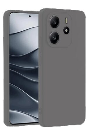 Xiaomi Redmi Note 14 4G Kılıf First Silikon - Gri-(5796)