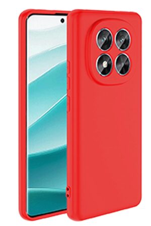 Xiaomi Redmi Note 14 Pro 4G Kılıf First Silikon - Kırmızı-(5796)