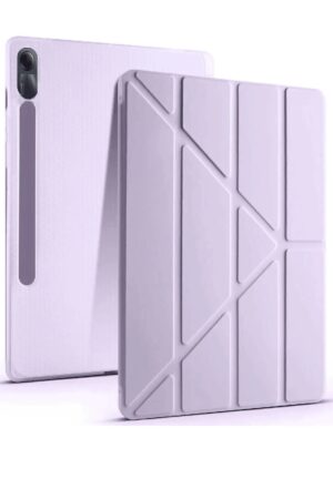 Xiaomi Redmi Pad SE Kılıf Kalemlikli Mars Tablet Kılıfı - Açık Mor-(5796)