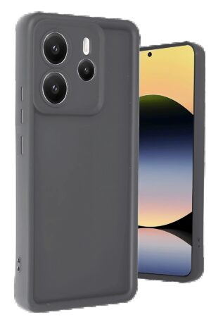 Xiaomi Redmi Note 14 4G Kılıf Viera Silikon - Gri-(5796)