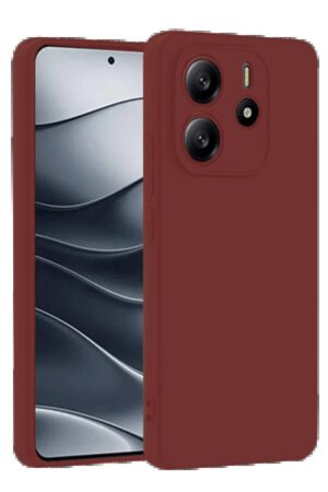 Xiaomi Redmi Note 14 4G Kılıf First Silikon - Bordo-(5796)