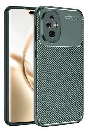 Honor 200 Kılıf Auto Focus Karbon Kapak - Koyu Yeşil-(5796)