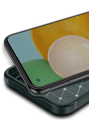 Tecno Spark 30C Kılıf Auto Focus Karbon Kapak - Koyu Yeşil-(5796)