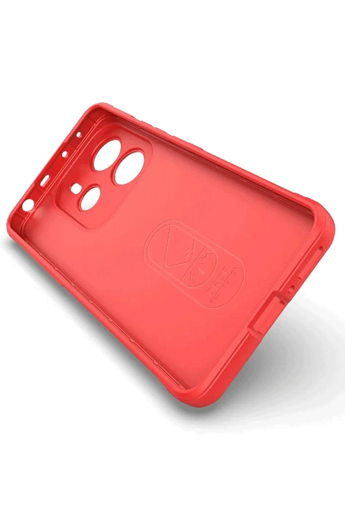 Xiaomi Redmi Note 14 4G Kılıf Optimum Silikon - Kırmızı-(5796) - Görsel 2