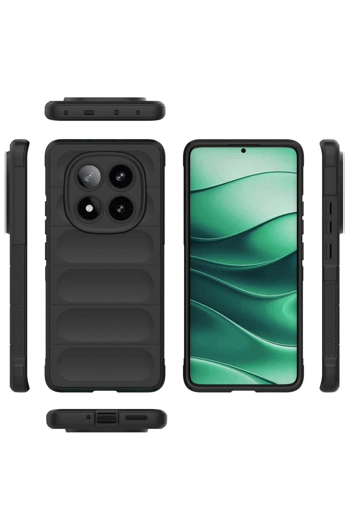 Xiaomi Redmi Note 14 Pro 4G Kılıf Optimum Silikon - Lacivert-(5796)