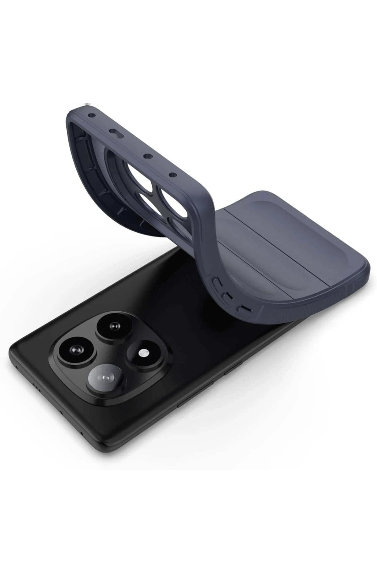 Xiaomi Redmi Note 14 Pro 4G Kılıf Optimum Silikon - Lacivert-(5796) - Görsel 2