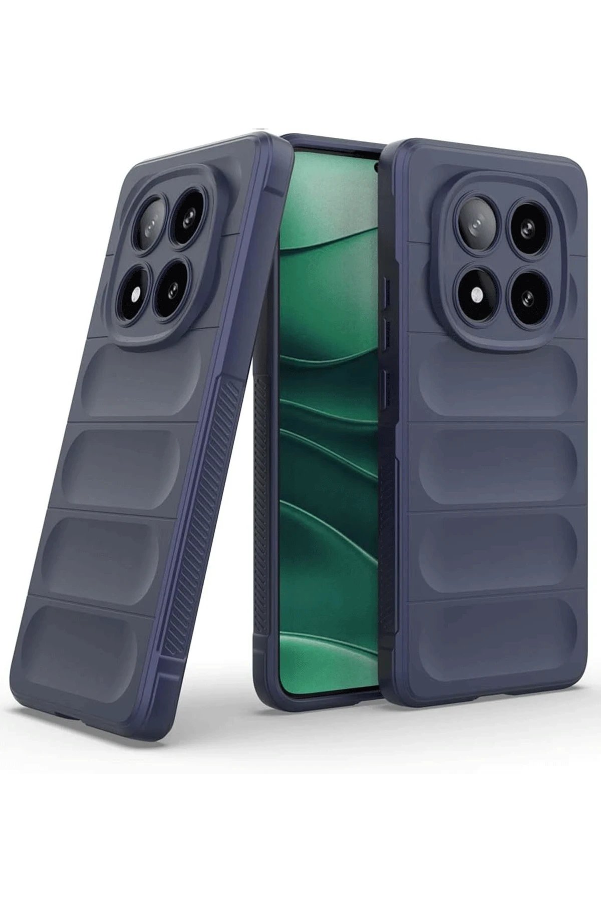 Xiaomi Redmi Note 14 Pro 4G Kılıf Optimum Silikon - Lacivert-(5796) - Görsel 3