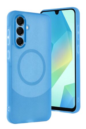 Samsung A16 5G Kılıf Maya Karbon Kapak - Mavi-(5796)