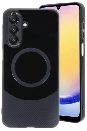 Samsung A26 Kılıf Maya Karbon Kapak - Siyah-(5796)