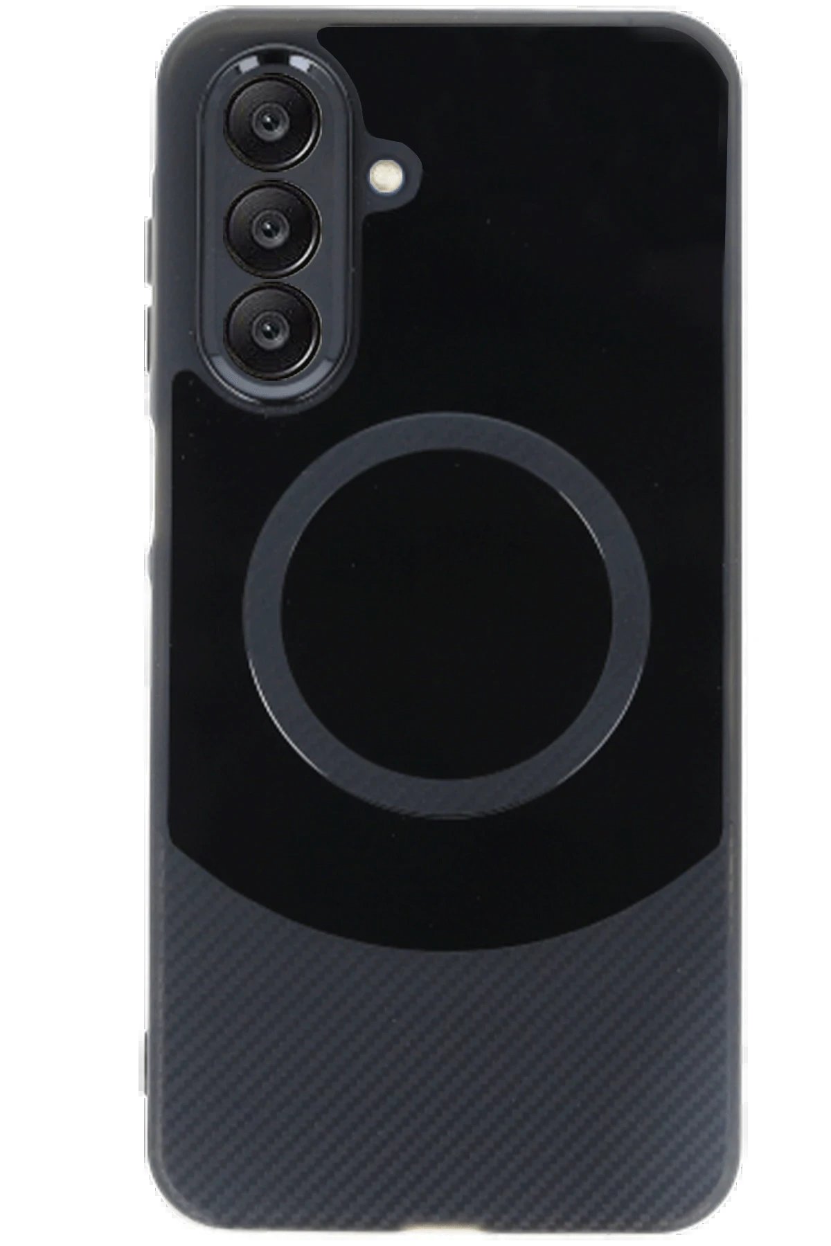 Samsung A26 Kılıf Maya Karbon Kapak - Siyah-(5796) - Görsel 2