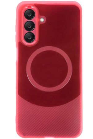 Samsung A26 Kılıf Maya Karbon Kapak - Bordo-(5796)