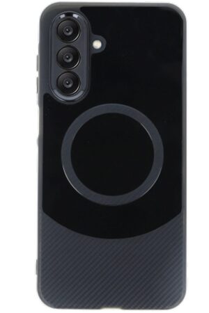 Samsung A36 Kılıf Maya Karbon Kapak - Siyah-(5796)