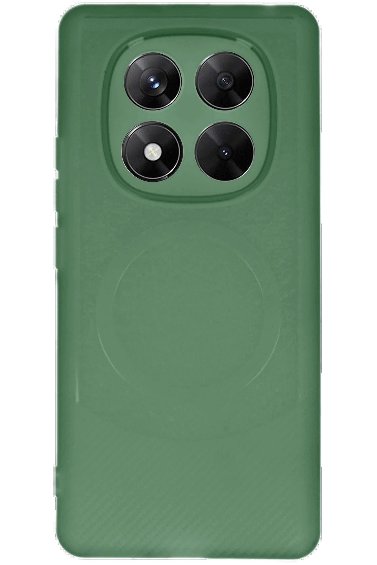 Xiaomi Redmi Note 14 Pro 5G Kılıf Maya Karbon Kapak - Koyu Yeşil-(5796) - Görsel 2