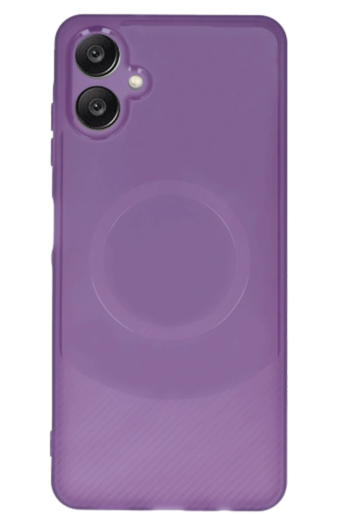 Samsung A06 Kılıf Maya Karbon Kapak - Mürdüm-(5796) - Görsel 2