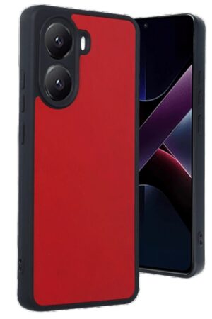 Xiaomi Poco X7 Pro Kılıf Aras Deri Kapak - Kırmızı-(5796)