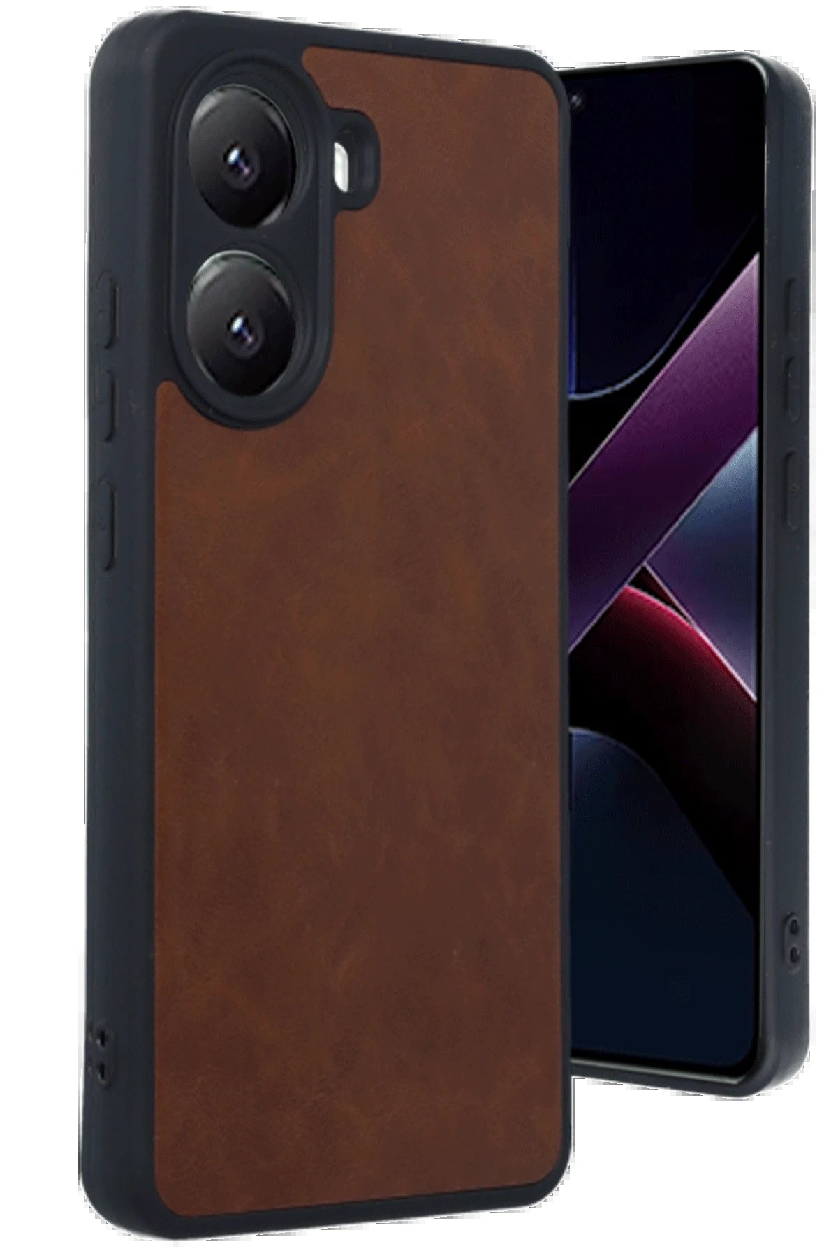 Xiaomi Poco X7 Pro Kılıf Aras Deri Kapak - Taba-(5796)