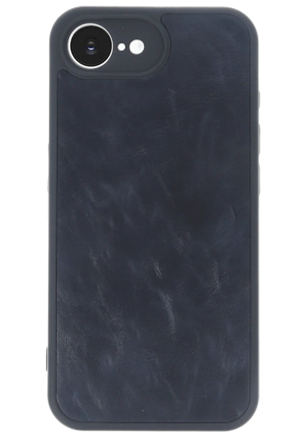 iPhone 16E Kılıf Aras Deri Kapak - Lacivert-(5796) - Görsel 2