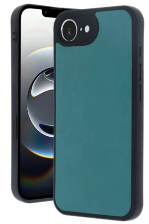 iPhone 16E Kılıf Aras Deri Kapak - Açık Yeşil-(5796)