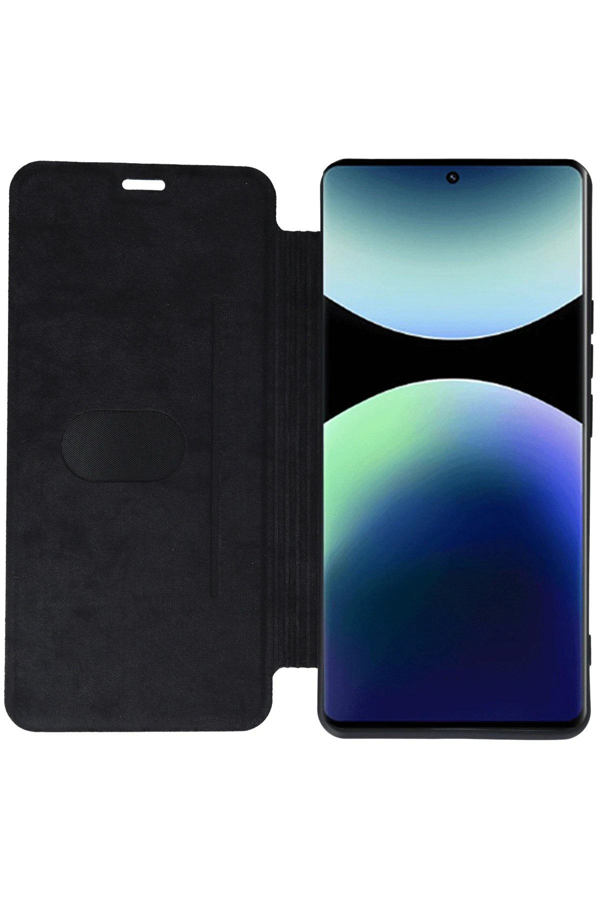 Xiaomi Redmi Note 14 Pro 4G Kılıf Flip Cover - Siyah-(5796) - Görsel 5