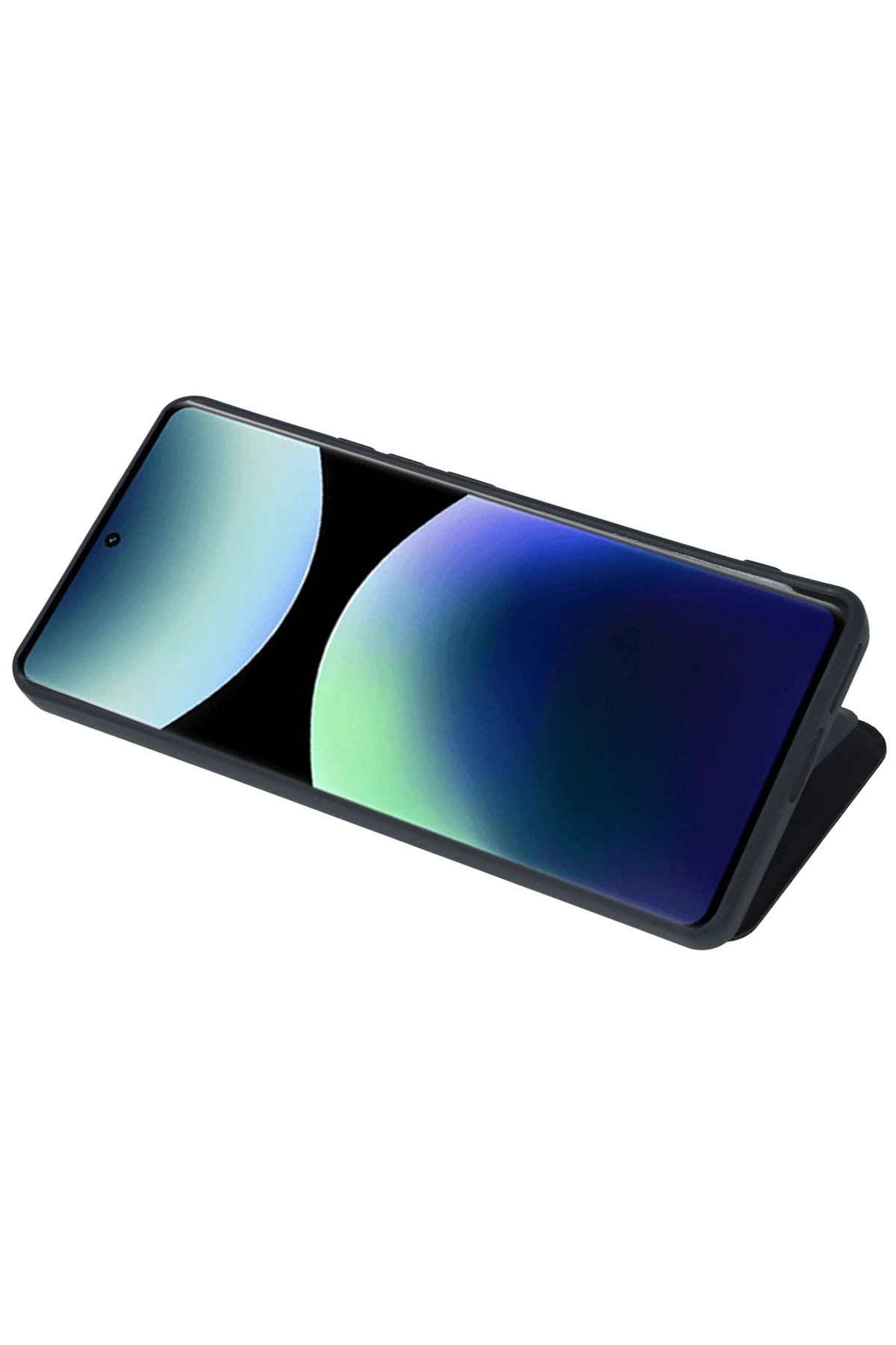 Xiaomi Redmi Note 14 Pro 4G Kılıf Flip Cover - Koyu Yeşil-(5796)